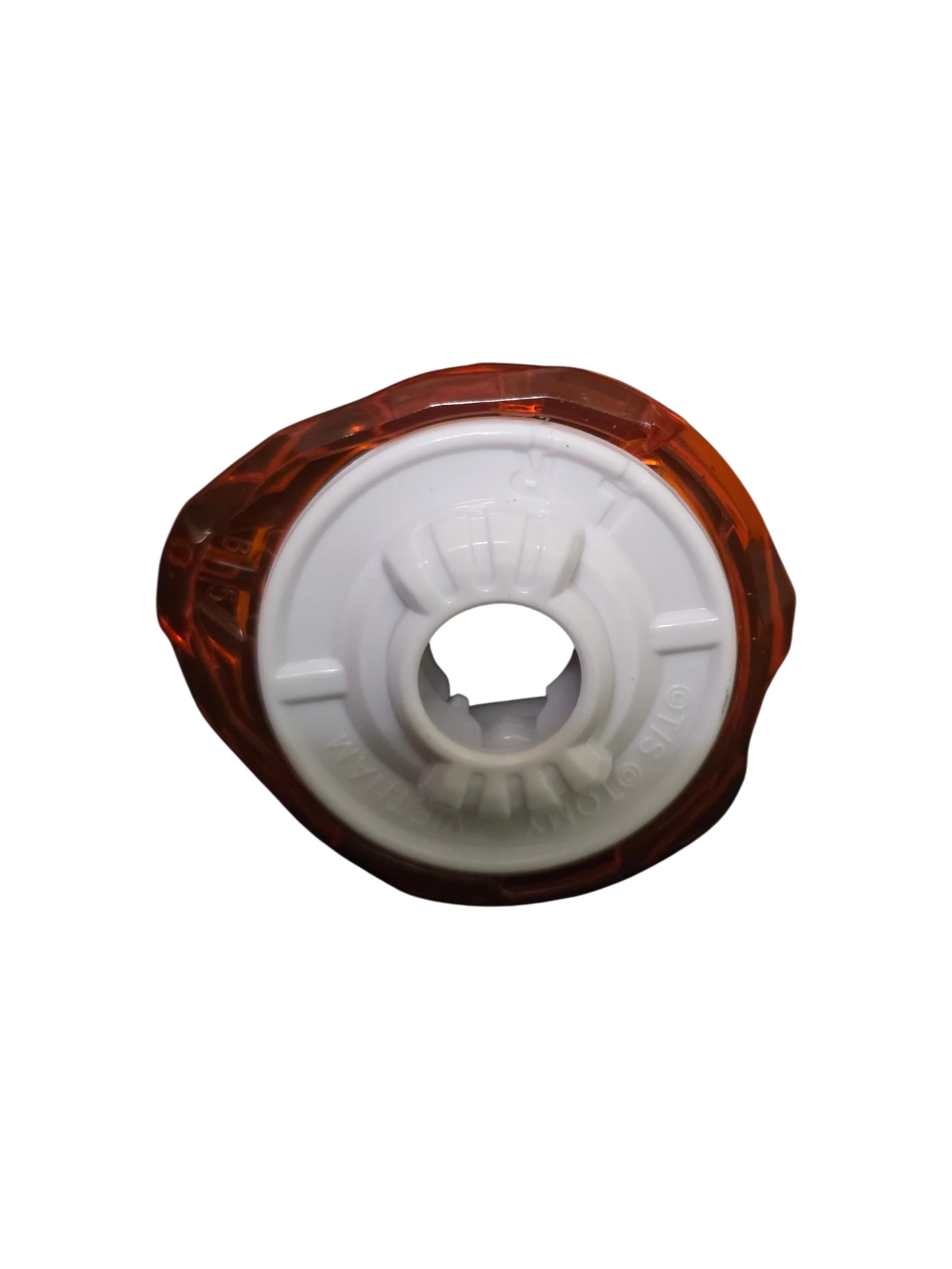 My Store authentic Hasbro Beyblade X 1-60 Ratchet part in orange and white plastic