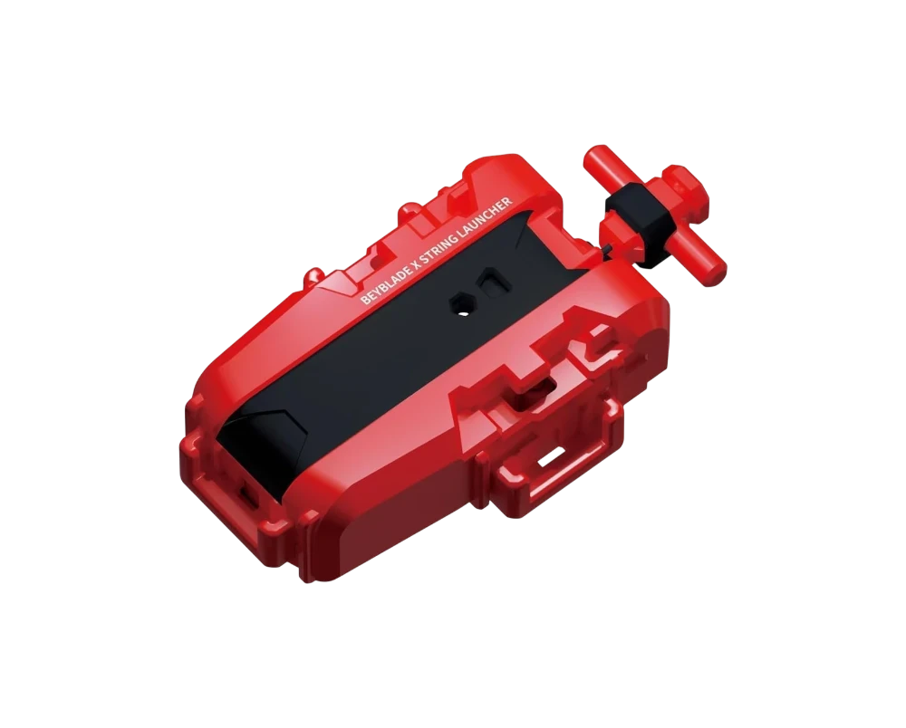 My Store red and black Beyblade X string launcher for BX-23 Phoenix Wing starter set