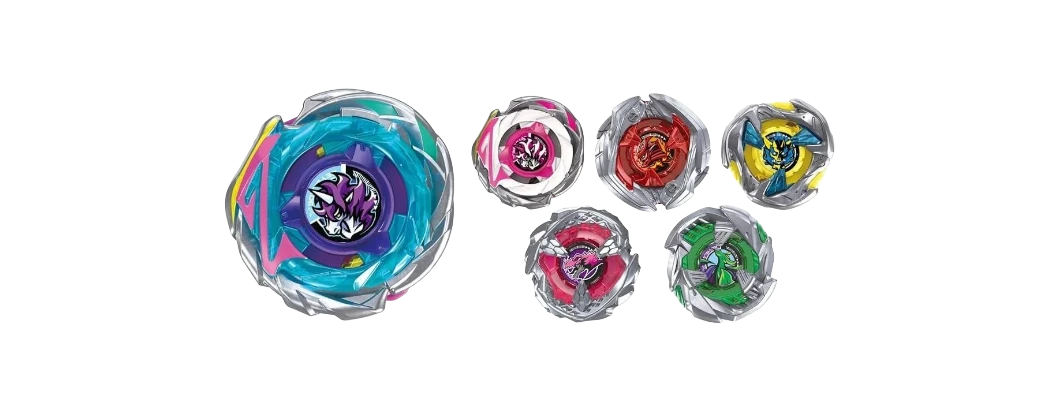 My Store CX-17 Vol. 10 Unicorn Delta Beyblade X random data node featuring die-cast metal parts and colorful designs.