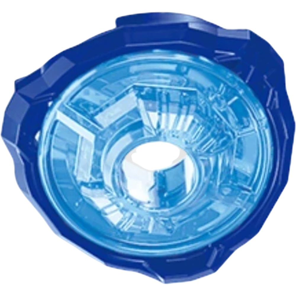 My Store UX-17 Meteor Dragoon Beyblade X left-spin attack blade in translucent blue plastic