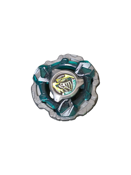 My Store Hasbro Beyblade X Armor Knight blade featuring a silver metal ring and teal accents on a black background