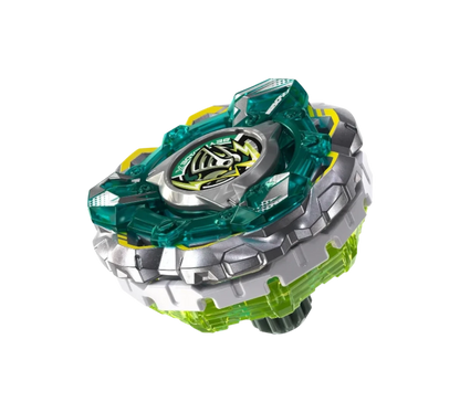 My Store Armor Knight GV 8-70UN Beyblade X defense top in translucent green and silver with detailed metal blade