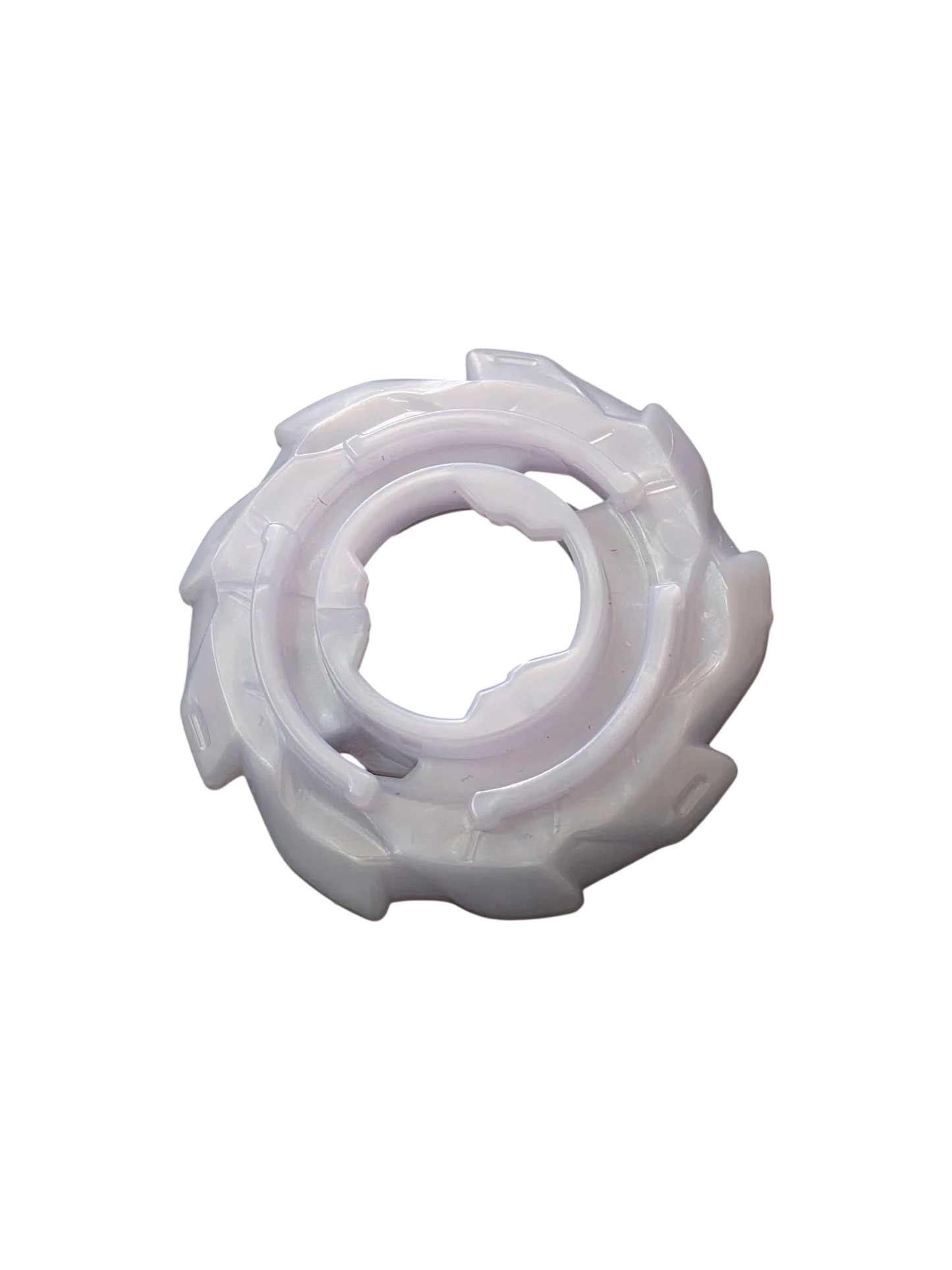 My Store Assist Blade J Jaggy white plastic Beyblade X custom part for attack setups