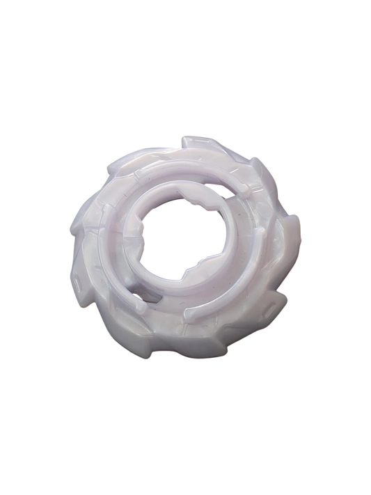 My Store Assist Blade J Jaggy white plastic Beyblade X custom part for attack setups