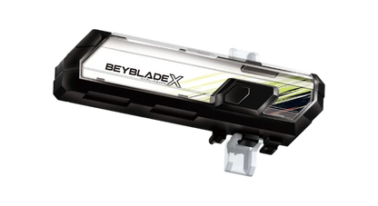 My Store Takara Tomy Beyblade X BX-09 Beybattle Pass digital launcher attachment with black and white design