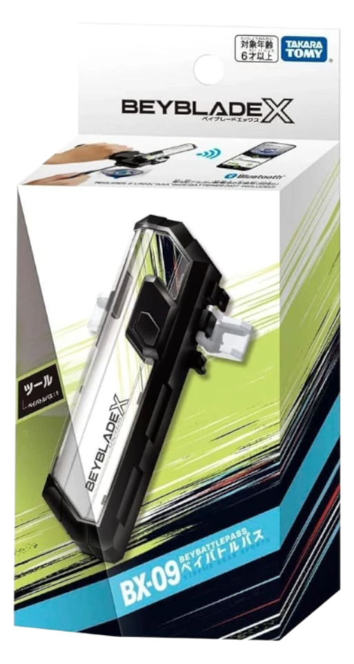 My Store Takara Tomy Beyblade X BX-09 Beybattle Pass digital launcher attachment in original retail packaging