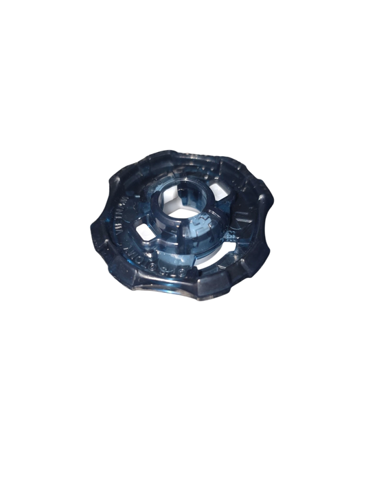 My Store authentic Hasbro Beyblade X 4-55 Ratchet part in translucent dark blue plastic