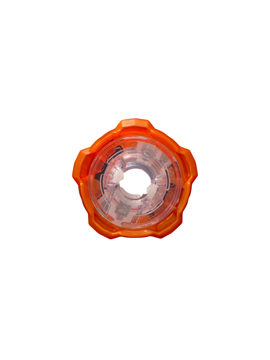 My Store authentic Takara Tomy Beyblade X 5-60 Ratchet part in translucent orange plastic