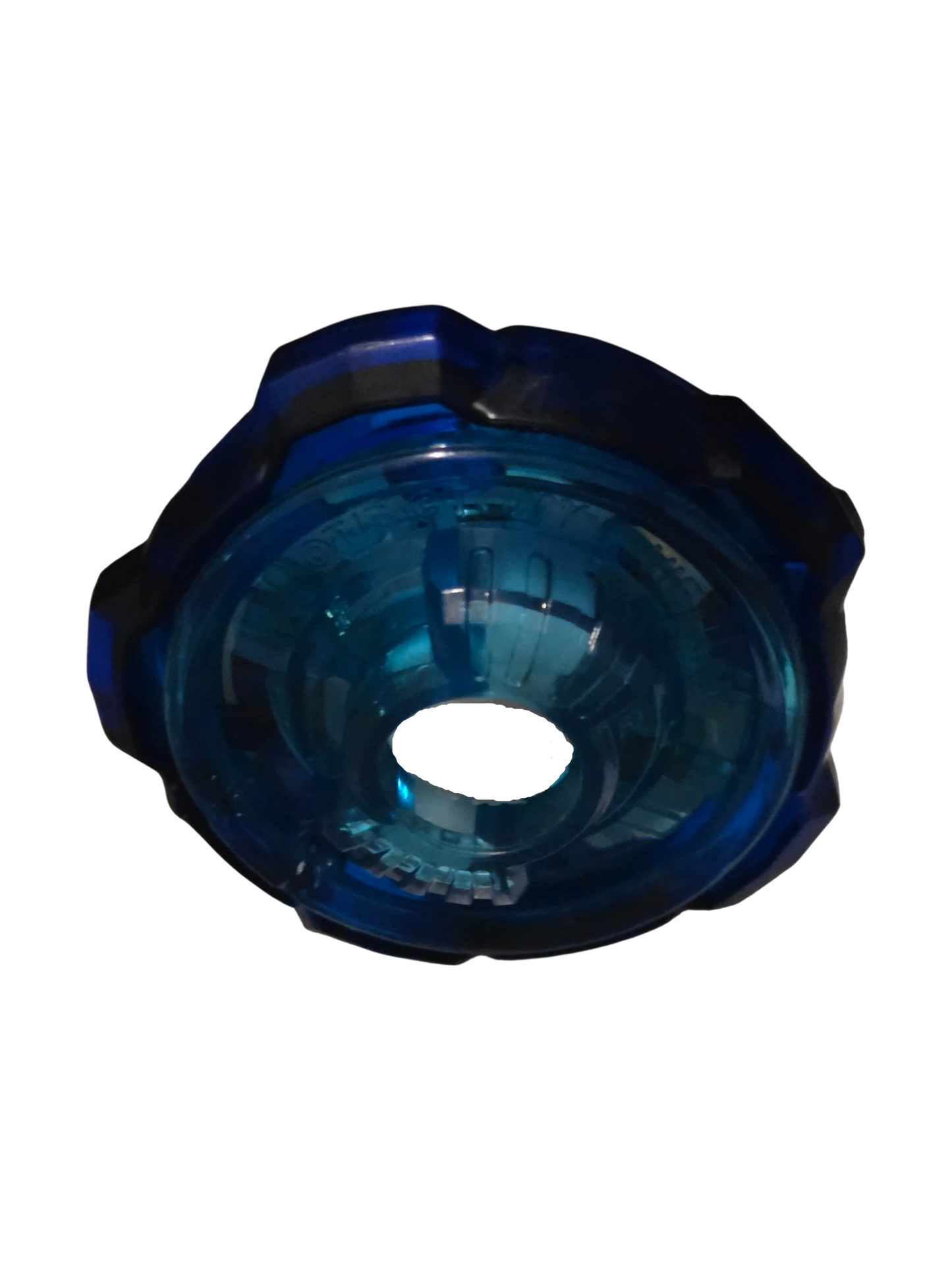 My Store authentic Hasbro Beyblade X 5-80 Ratchet part in translucent blue plastic for competitive spinning tops