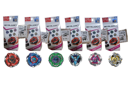 My Store CX-08 Vol 7 Full Set 1-6 Beyblade X collection with 6 unique Beyblades and their boxes.