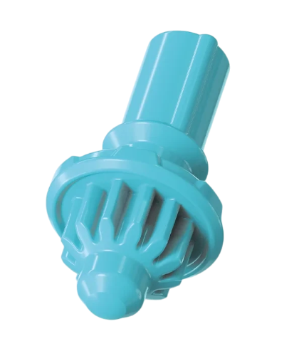 My Store authentic Hasbro Beyblade X FB Free Ball bit in light blue plastic for competitive spinning top battles.