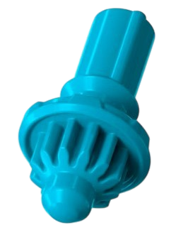 My Store authentic Hasbro Beyblade X Free Ball bit in bright cyan plastic for competitive spinning top battles