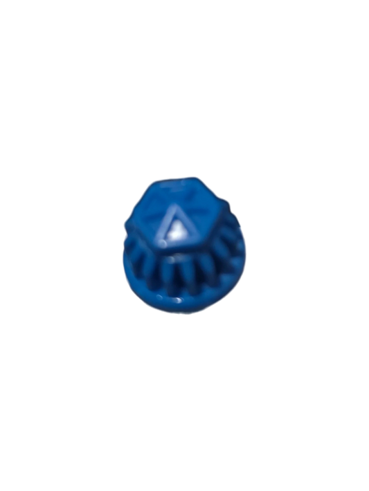 My Store authentic Hasbro Beyblade X Hexa Bit in blue and white, new condition, top view.
