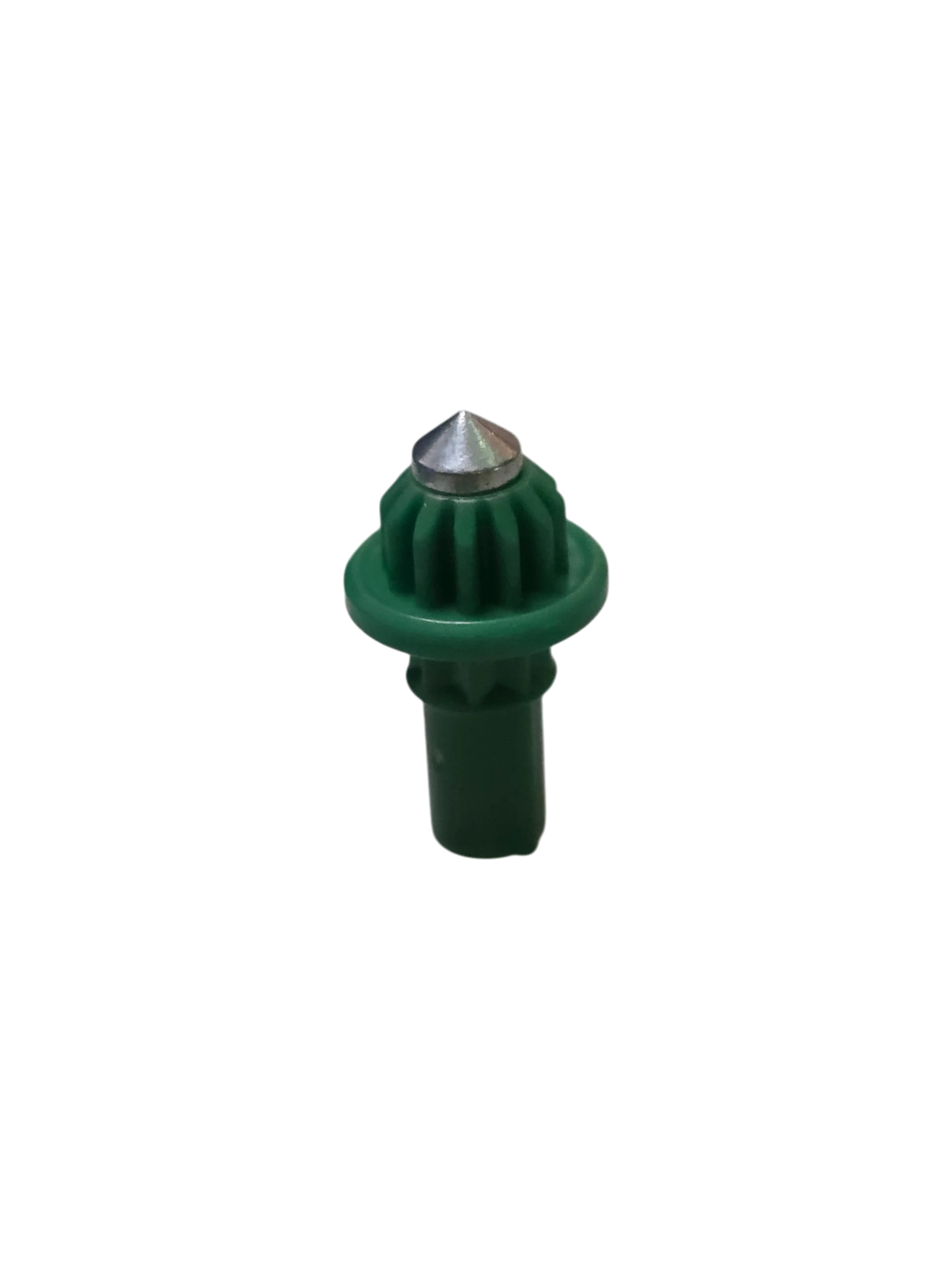 My Store authentic Hasbro Beyblade X Metal Needle bit in green with a pointed metal tip for high-performance play.