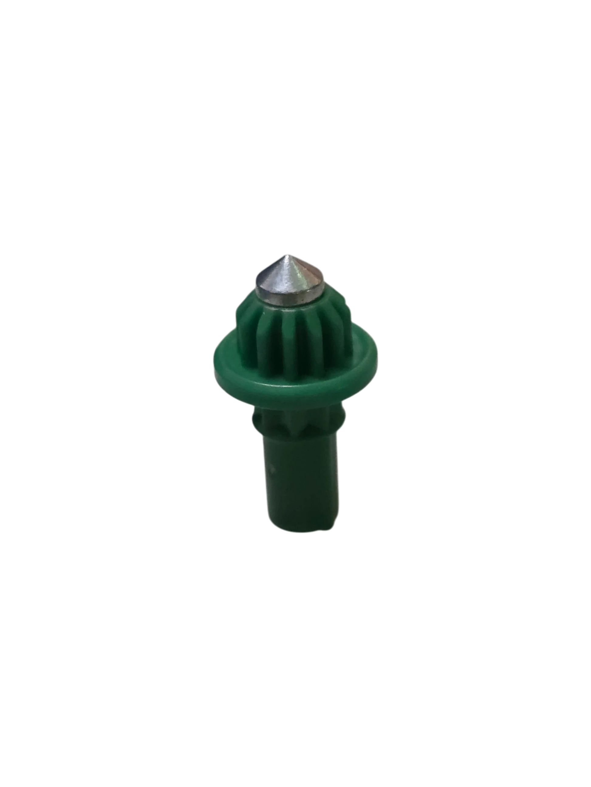 My Store authentic Hasbro Beyblade X Metal Needle bit in green with a pointed metal tip for high-performance play.