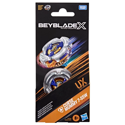 My Store Hasbro Beyblade X Mummy Curse 7-55W single booster pack in original factory sealed packaging
