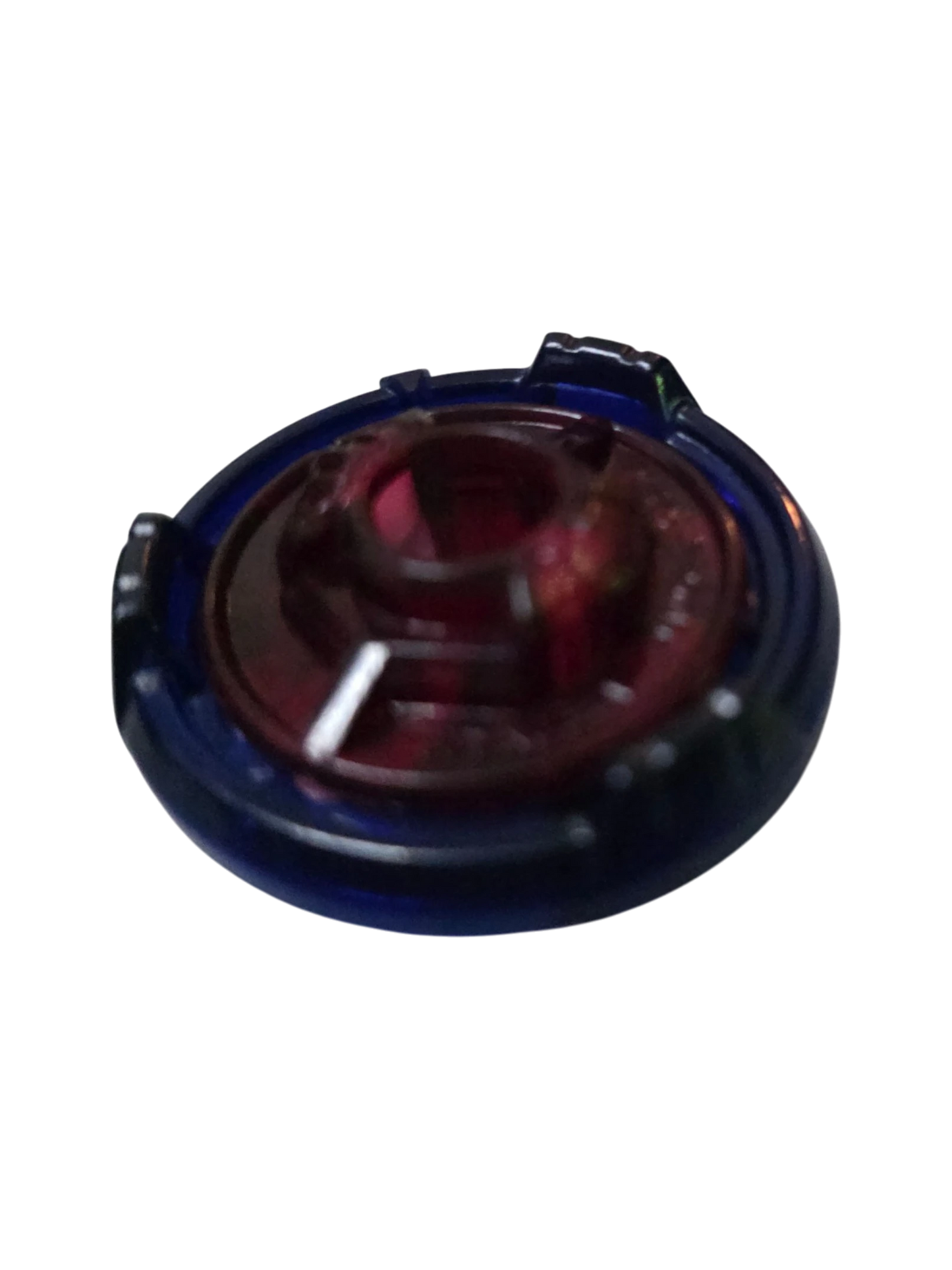 My Store authentic Hasbro Beyblade X 0-70 Ratchet part in dark blue and translucent red plastic