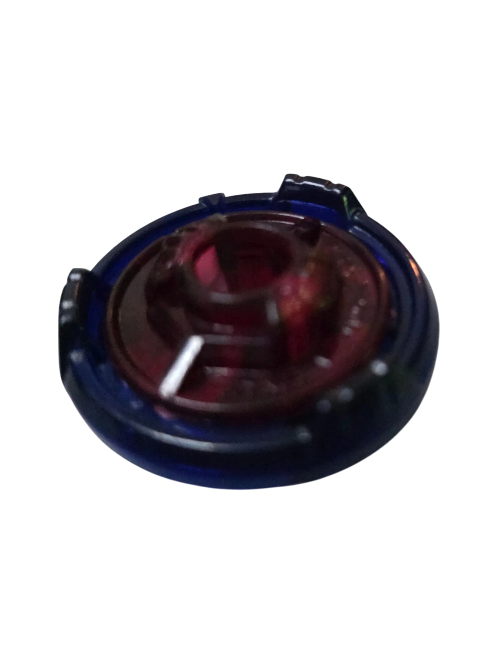 My Store authentic Hasbro Beyblade X 0-70 Ratchet part in dark blue and translucent red plastic