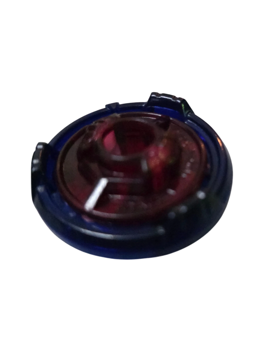 My Store authentic Hasbro Beyblade X 0-70 Ratchet part in dark blue and translucent red plastic