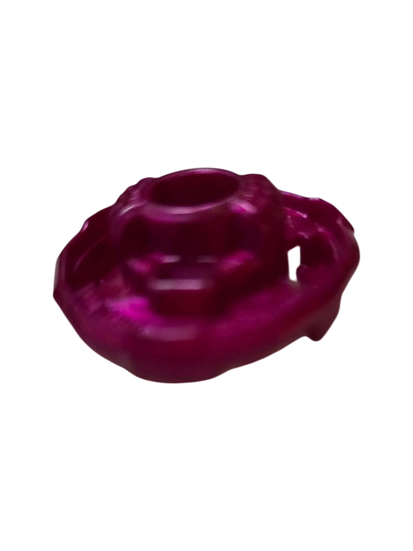 My Store authentic Hasbro Beyblade X 3-85 Ratchet part in metallic magenta plastic