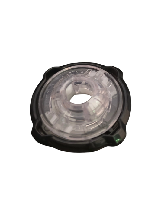 My Store authentic Hasbro Beyblade X 4-60 Ratchet part in clear and black plastic, new condition.