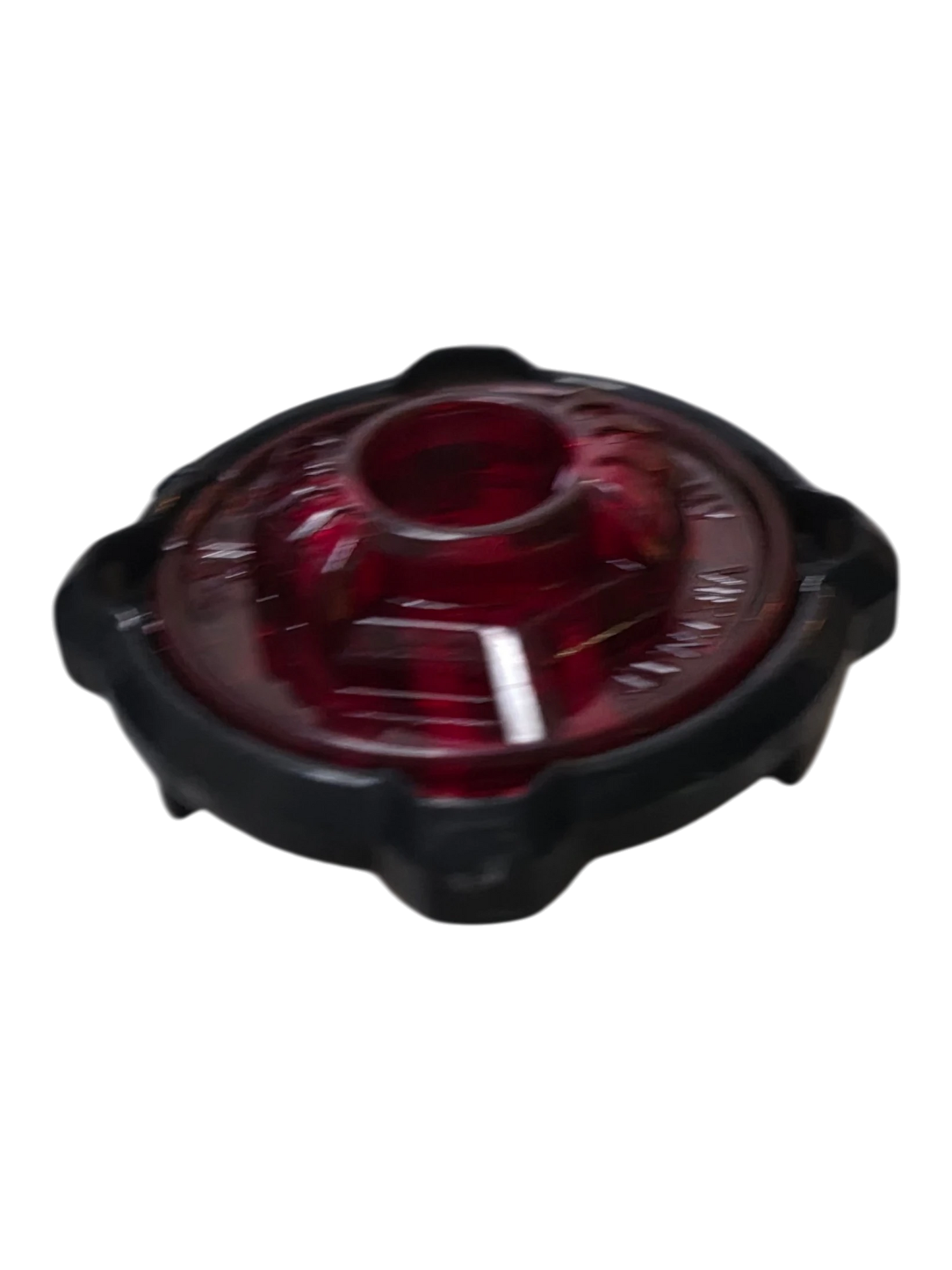My Store authentic Hasbro Beyblade X 4-70 Ratchet part in translucent red and black plastic
