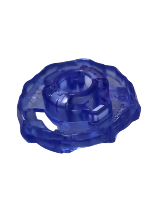 My Store authentic Hasbro Beyblade X 9-65 Ratchet part in a translucent blue recolor from X-treme Expansion Pack