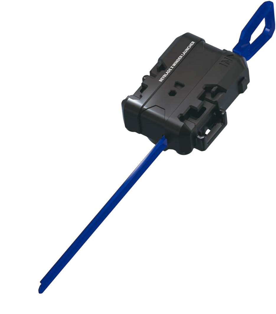 My Store authentic Takara Tomy Beyblade X black winder launcher with blue ripcord for right spin Beyblade battles