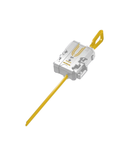 My Store Beyblade X winder launcher in white and yellow for CX-00 Tiga Rage FT3-60T starter set