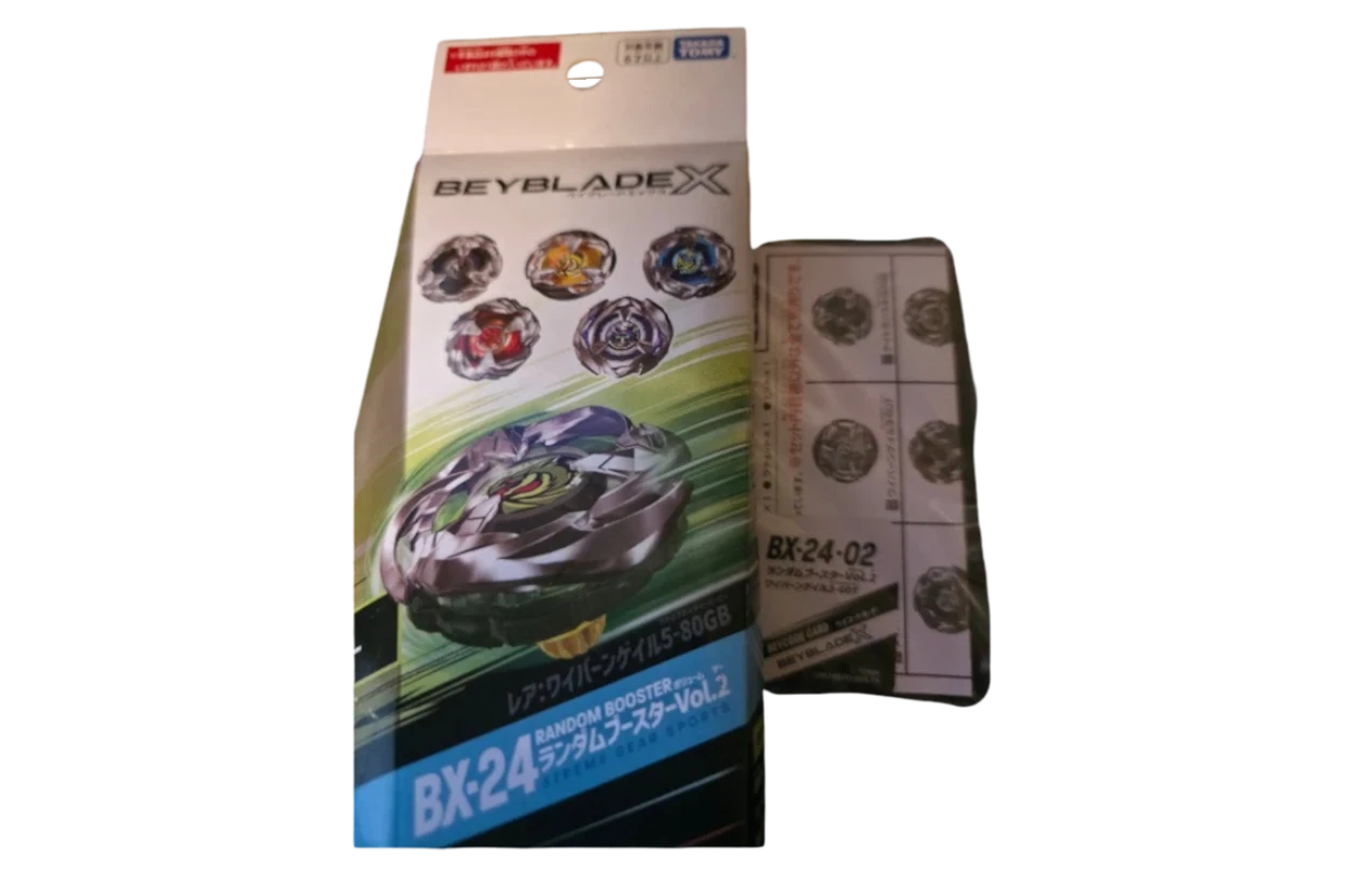 My Store Takara Tomy Beyblade X Wyvern Gale 3-60T Balance Type, yellow and silver.
