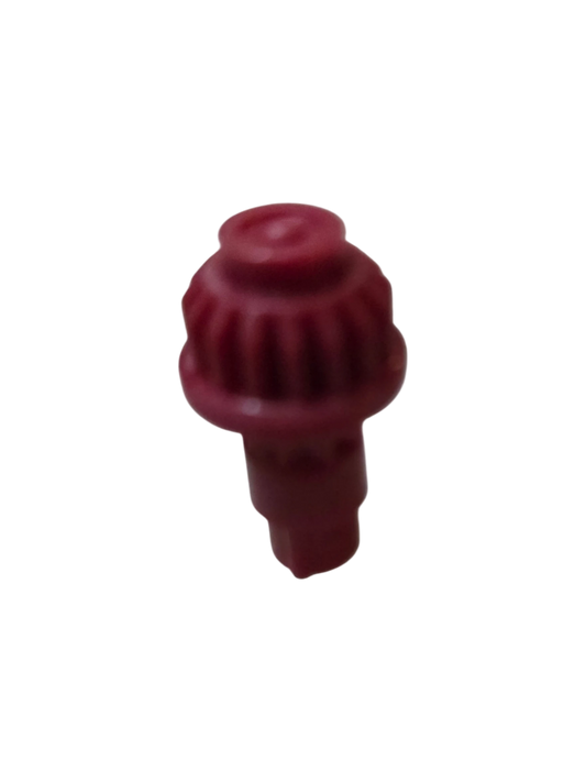 My Store authentic Hasbro Beyblade X Zap bit in red plastic, new condition, isolated view.