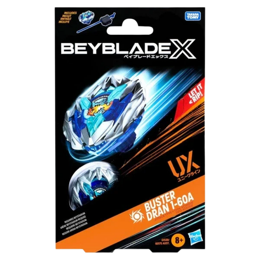 My Store Hasbro Beyblade X Buster Dran 1-60A attack type spinning top in original sealed retail packaging