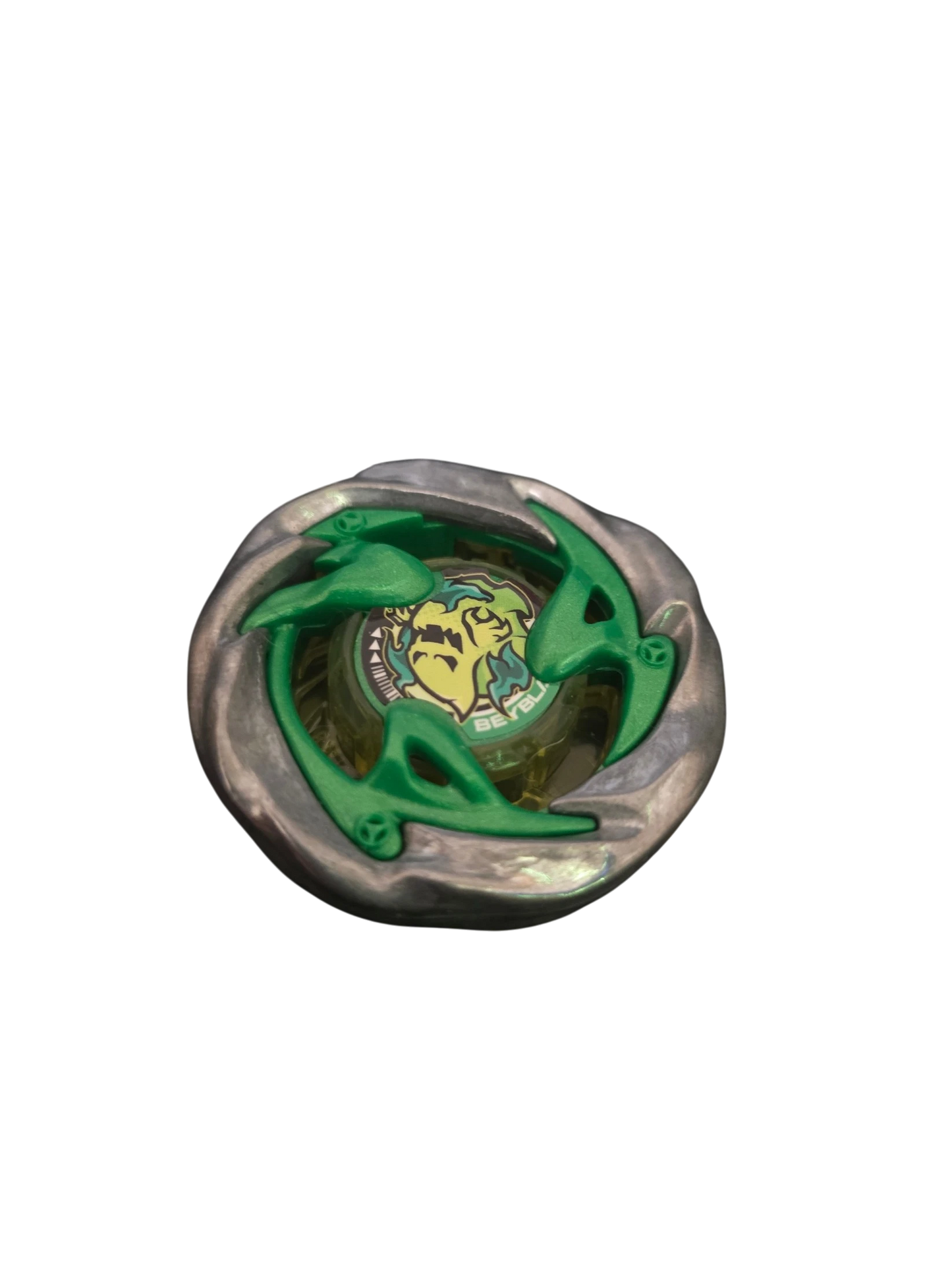 My Store authentic Hasbro Beyblade X Circle Ghost blade in green and silver metal finish
