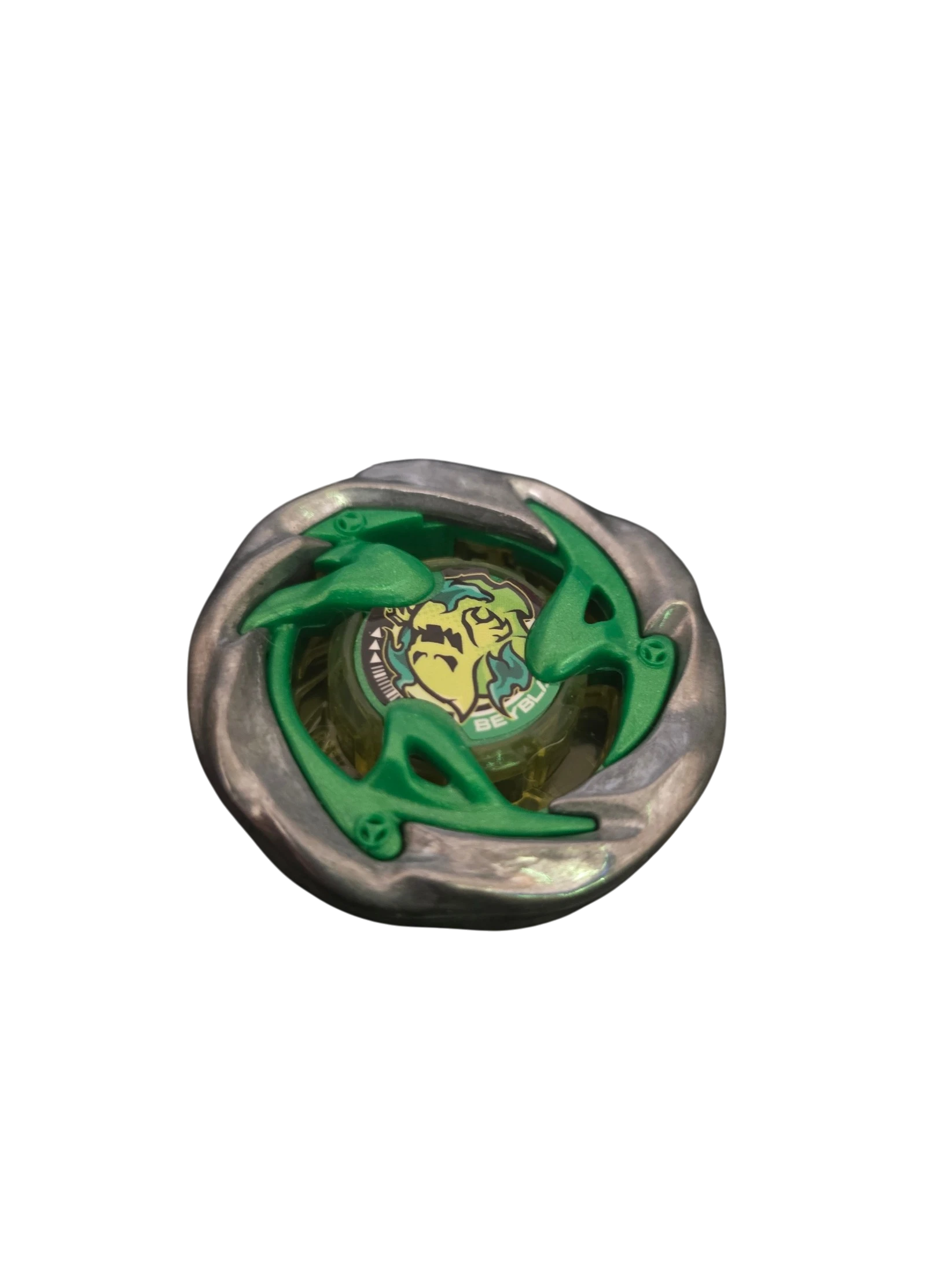 My Store authentic Hasbro Beyblade X Circle Ghost blade in green and silver metal finish
