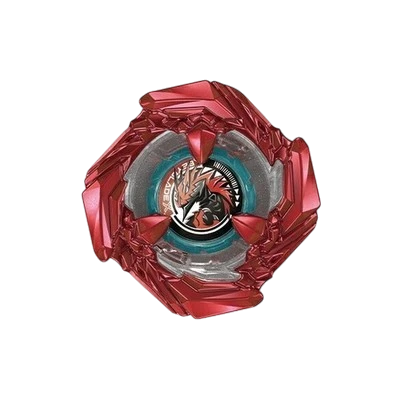 My Store Takara Tomy Beyblade X Cobalt Drake blade in a metallic red finish, shown from a top-down view.