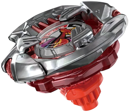 My Store BX-38 Crimson Garuda 4-70TP Beyblade X attack top with red translucent plastic and metallic silver blade