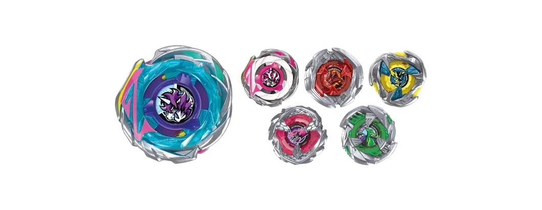 My Store CX-17 Vol. 10 Unicorn Delta Beyblade X random data node featuring die-cast metal parts and colorful designs.