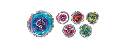 My Store CX-17 Vol. 10 Unicorn Delta Beyblade X random data node featuring die-cast metal parts and colorful designs.
