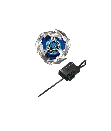 My Store BX-01 DranSword Beyblade X attack top with blue dragon emblem, metal blade, and included winder launcher