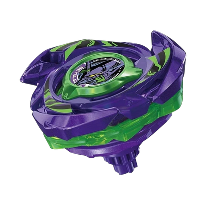 My Store Takara Tomy Beyblade X Eva Brave A1-70V Unit-01 spinning top in purple and green from Evangelion Deck Set