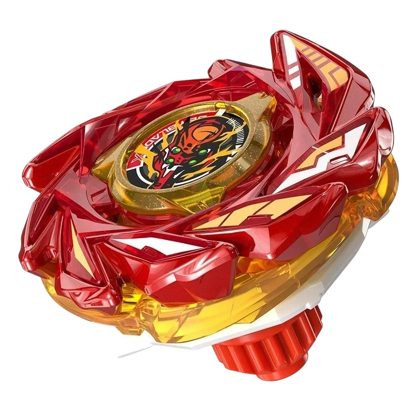 My Store Takara Tomy Eva Brush T2-70A Beyblade X top in red and gold, inspired by Evangelion Unit-02.