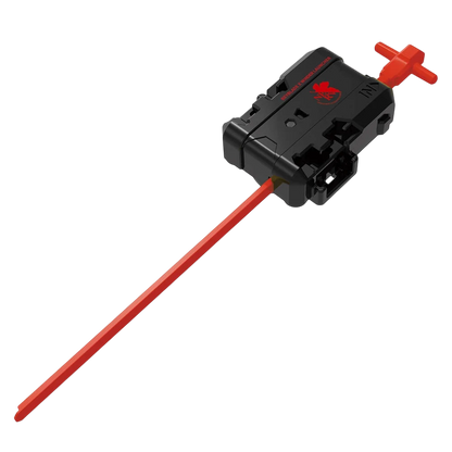 My Store Evangelion x Beyblade X black and red winder launcher with NERV logo and red ripcord
