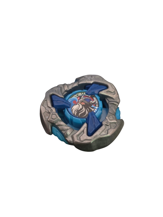 My Store authentic Hasbro Beyblade X Hack Viking blade in blue and metallic silver with Viking warrior emblem