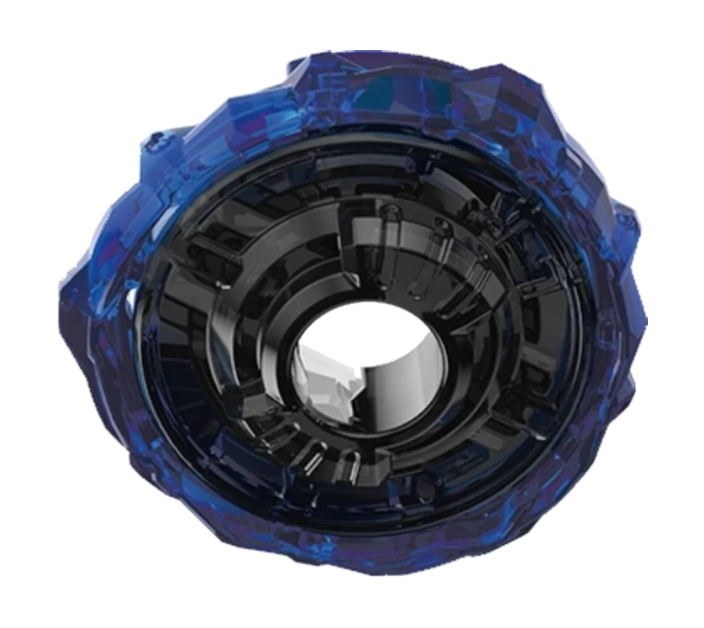 My Store Takara Tomy Beyblade X UX-11 Impact Drake attack type top in translucent blue and black plastic