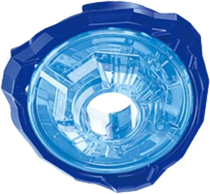 My Store Takara Tomy Beyblade X Meteo Dragoon left-spin attack blade in translucent blue plastic