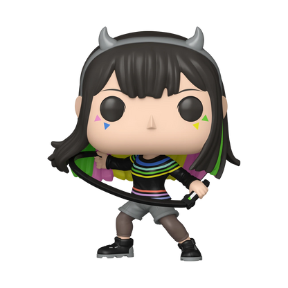 My Store Beyblade X Multi Nana-Iro Funko Pop vinyl figure with rainbow striped shirt and horn headband