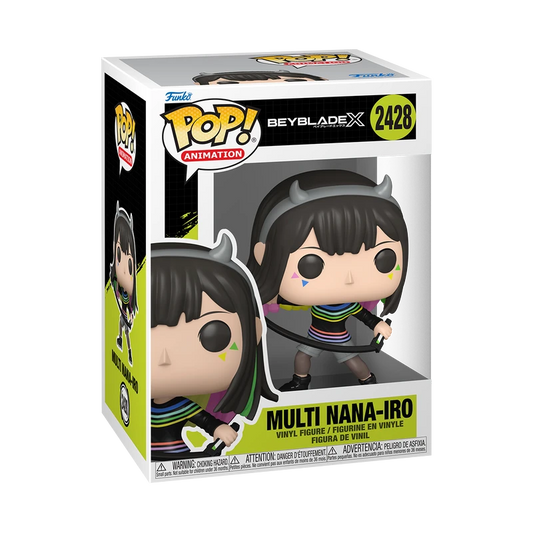 My Store Beyblade X Multi Nana-Iro Funko Pop! vinyl figure #2428 in its original window display box.