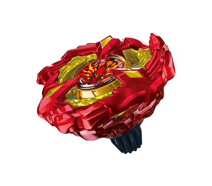 My Store BX-23 Phoenix Wing Beyblade X attack top in red and gold with Gear Flat bit