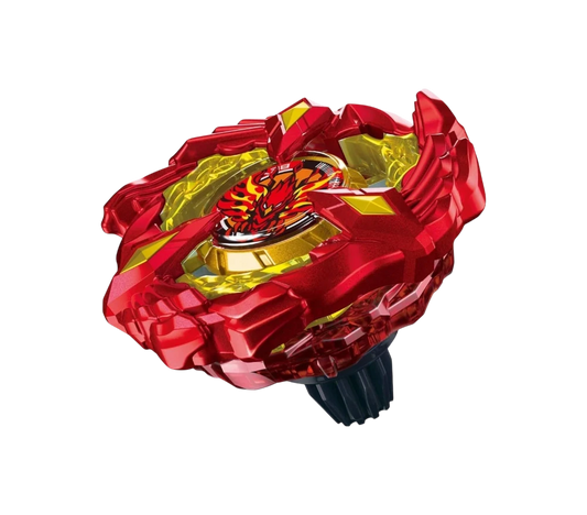 My Store BX-23 Phoenix Wing Beyblade X attack top in red and gold with Gear Flat bit