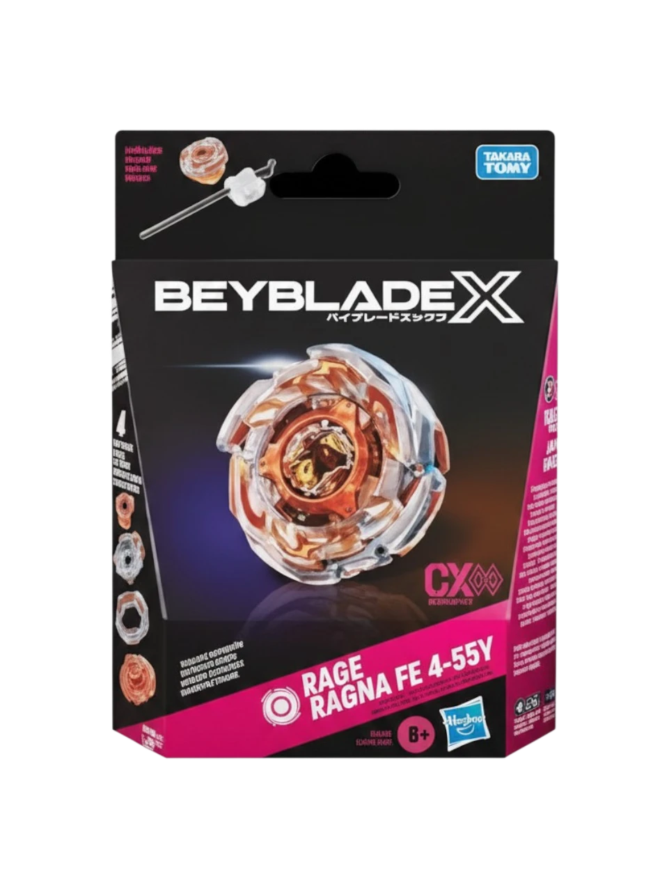 My Store Beyblade X Rage Ragna FE 4-55Y CX Infinity stamina starter pack in original retail packaging